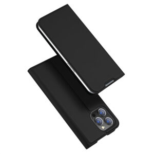 Juodas dėklas-knygutė Dux Ducis Skin Pro Holster telefonui APPLE IPHONE 14 PRO