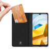 Juodas dėklas-knygutė Dux Ducis Skin Pro Case telefonui XIAOMI POCO M5