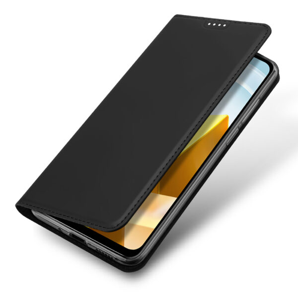 Juodas dėklas-knygutė Dux Ducis Skin Pro Case telefonui XIAOMI POCO M5