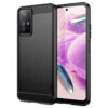 Juodas dėklas Nexeri Carbon telefonui XIAOMI REDMI NOTE 12S
