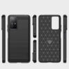 Juodas dėklas Nexeri Carbon telefonui XIAOMI REDMI NOTE 12S