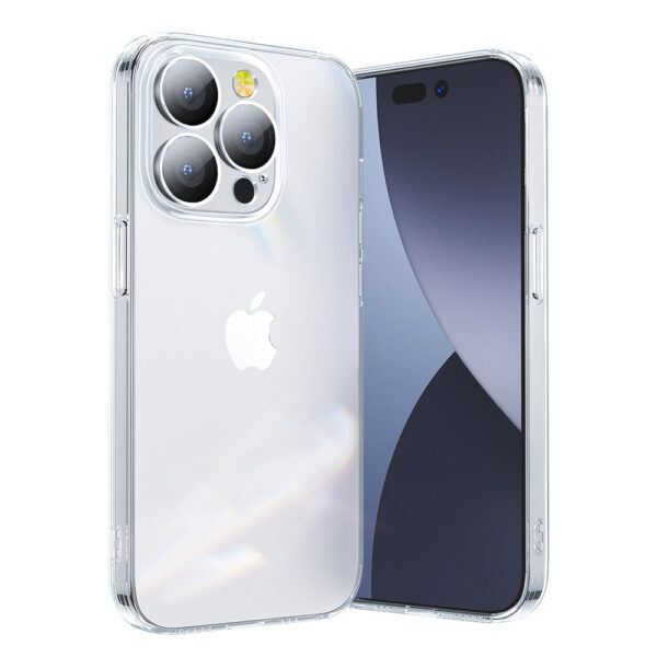 Skaidrus dėklas Joyroom 14Q + skaidri kameros apsauga telefonui APPLE IPHONE 14