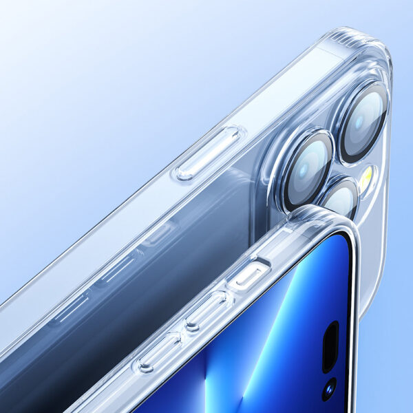 Skaidrus dėklas Joyroom 14Q + skaidri kameros apsauga telefonui APPLE IPHONE 14