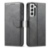Juodas dėklas-knygutė Magnet Case telefonui SAMSUNG GALAXY S21 FE