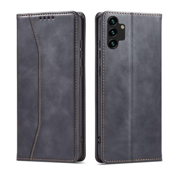 Juodas dėklas-knygutė Magnet Fancy Case telefonui SAMSUNG GALAXY A13 5G