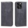 Juodas dėklas-knygutė Magnet Fancy Case telefonui APPLE IPHONE 13 PRO
