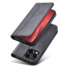 Juodas dėklas-knygutė Magnet Fancy Case telefonui APPLE IPHONE 13 PRO