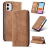 Rudas dėklas-knygutė Magnet Fancy Case telefonui APPLE IPHONE 12