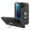 Juodas silikoninis dėklas Ring Case telefonui XIAOMI REDMI NOTE 11 PRO PLUS 5G / 11 PRO 5G / 11 PRO
