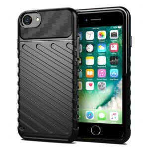 Juodas dėklas Thunder Case telefonui APPLE IPHONE SE 2022 / SE 2020 / 8 / 7