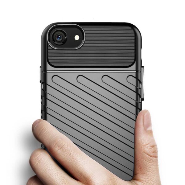 Juodas dėklas Thunder Case telefonui APPLE IPHONE SE 2022 / SE 2020 / 8 / 7