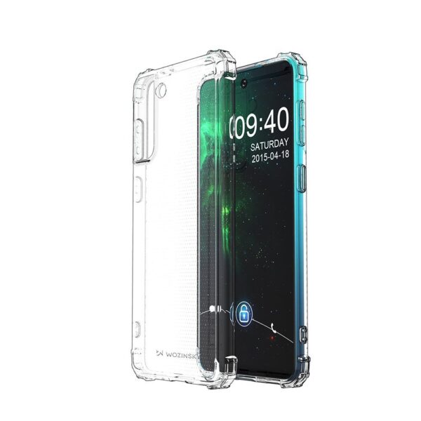 Skaidrus dėklas Antishock Case telefonui Samsung Galaxy S21 FE