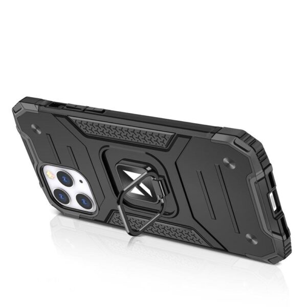 Juodas dėklas Ring Armor telefonui APPLE IPHONE 13
