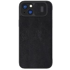 iPhone 15 Plus (15+) telefono dėklas - knygutė Nillkin, juodas