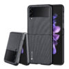 Juodas dėklas Dux Ducis Fino telefonui SAMSUNG GALAXY Z FLIP 3