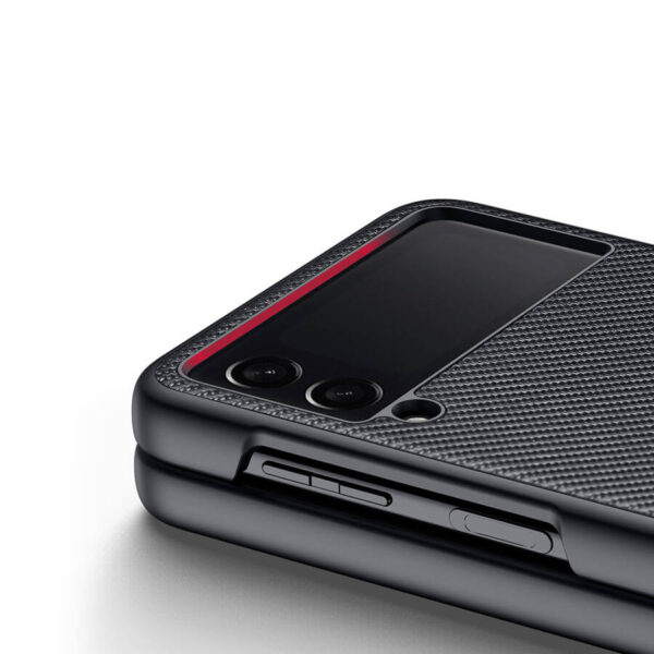 Juodas dėklas Dux Ducis Fino telefonui SAMSUNG GALAXY Z FLIP 3