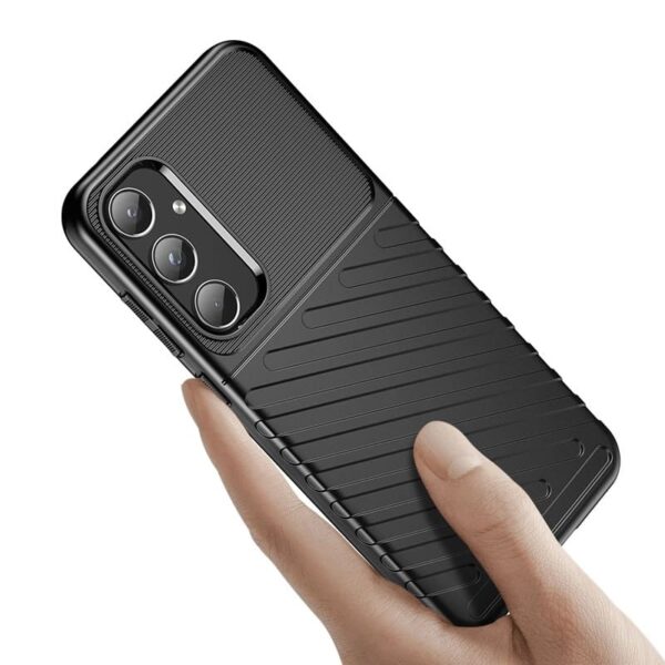 Samsung Galaxy A55 telefono dėklas Thunder Case, juodas